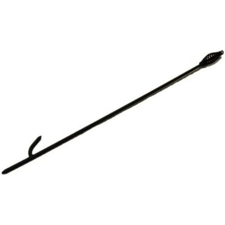 Woodhaven Heavy Duty Poker Made in The USA - Great for Outdoor Fire Pits - Indoor Fireplaces - Lifetime Structural Warranty - 36 Inches Long 3/8 Inch Solid Steel Rod. Black Powder Coat Finish.