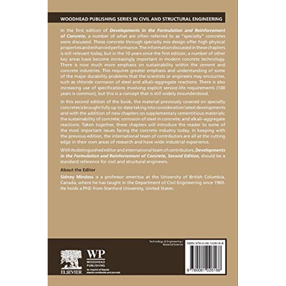 Pre-Owned Developments in the Formulation and Reinforcement of Concrete, 2e