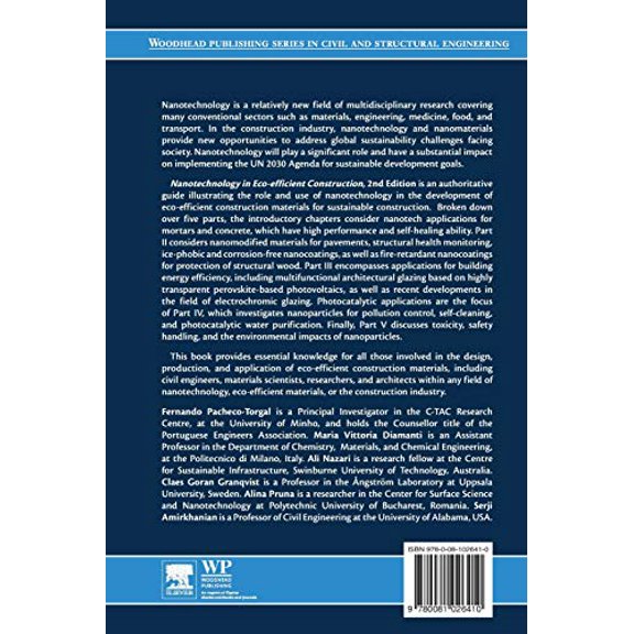 Pre-Owned Woodhead Publishing Civil and Structural Engineering: Nanotechnology in Eco-Efficient Construction: Materials, Processes and Applications (Paperback)