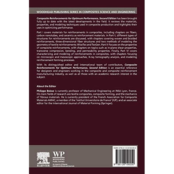 Pre-Owned Composite Reinforcements for Optimum Performance (Woodhead Publishing Series in Composites Science and Engineering) [Paperback] Boisse, Philippe