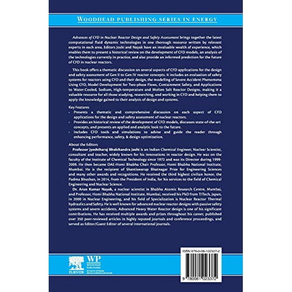 Pre-Owned Woodhead Publishing Energy Advances of Computational Fluid Dynamics in Nuclear Reactor Design and Safety Assessment, (Paperback)