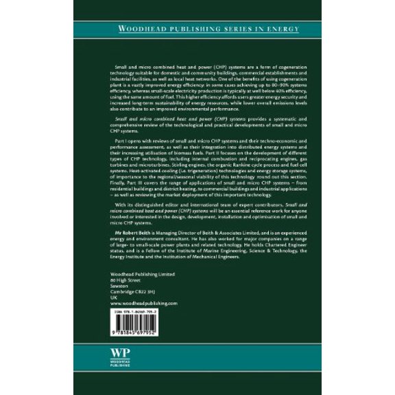 Pre-Owned Woodhead Publishing Energy: Small and Micro Combined Heat and Power (Chp) Systems : Advanced Design, Performance, Materials and Applications (Hardcover)