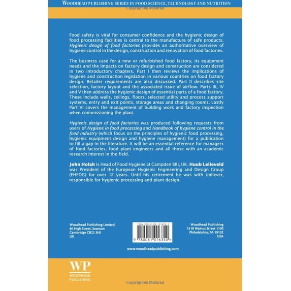 Pre-Owned Woodhead Publishing Food Science, Technology and Nutrition: Hygienic Design of Food Factories (Paperback)
