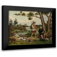 thumbnail image 1 of Woodhouse, C L 17x15 Black Modern Framed Museum Art Print Titled - Hunter and Indian Guide, 1 of 5