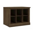 thumbnail image 1 of Woodland 24W Small Shoe Bench with Shelves in Ash Brown - Engineered Wood, 1 of 6