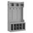 thumbnail image 1 of Woodland 40W Hall Tree and Shoe Bench with Shelves in Gray - Engineered Wood, 1 of 7