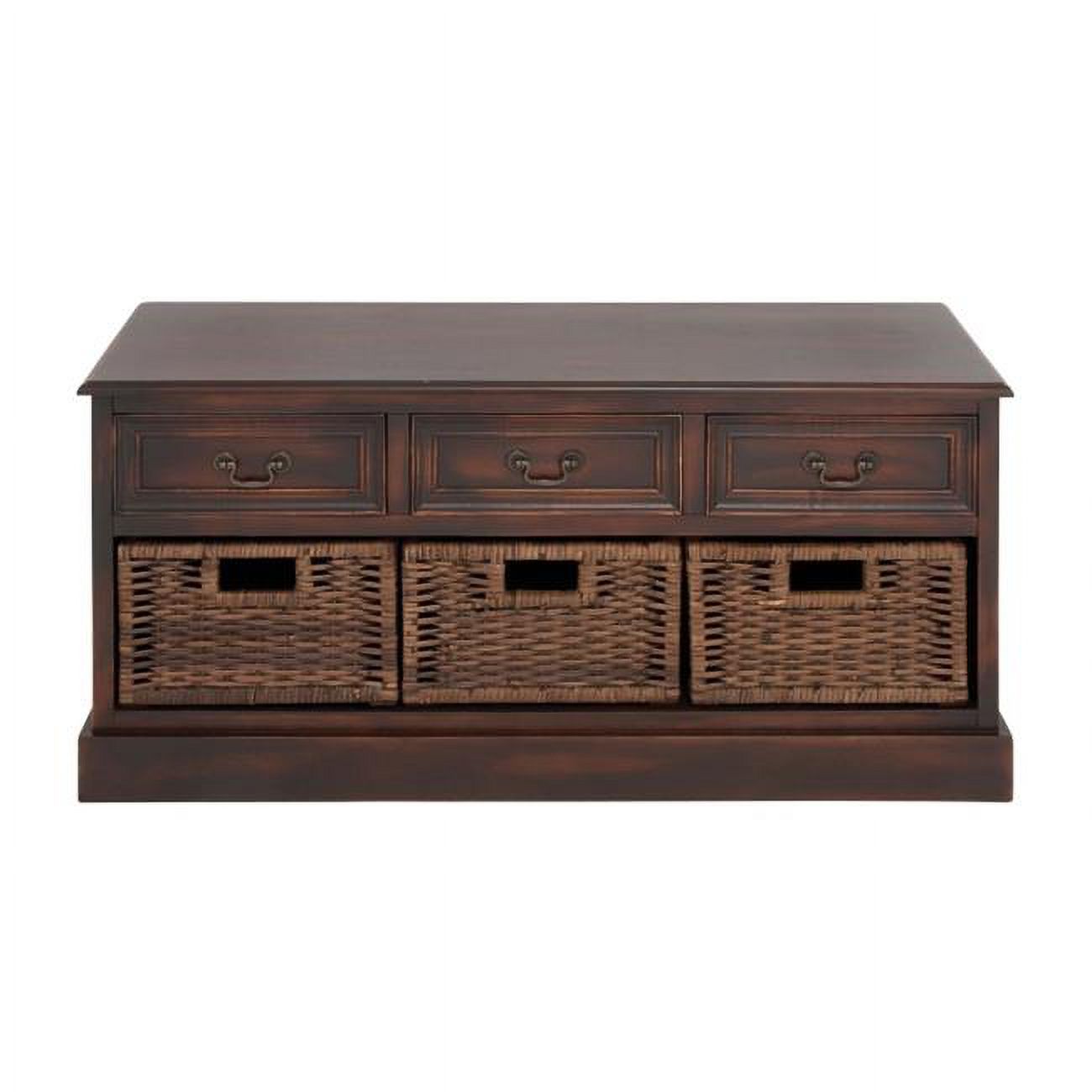Woodland 96254 Emoting Wood Basket Low Dresser