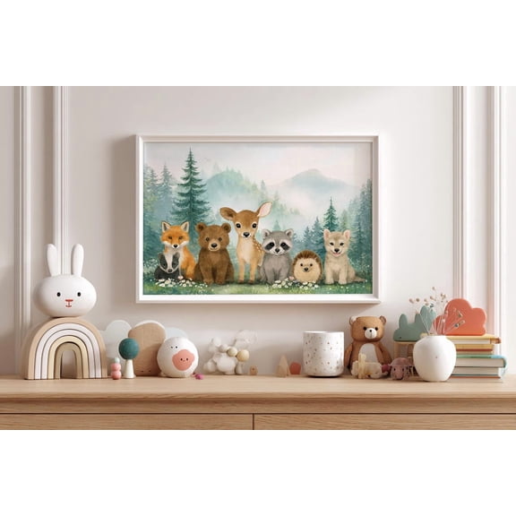 Woodland Animals Nursery Forest Baby Animals