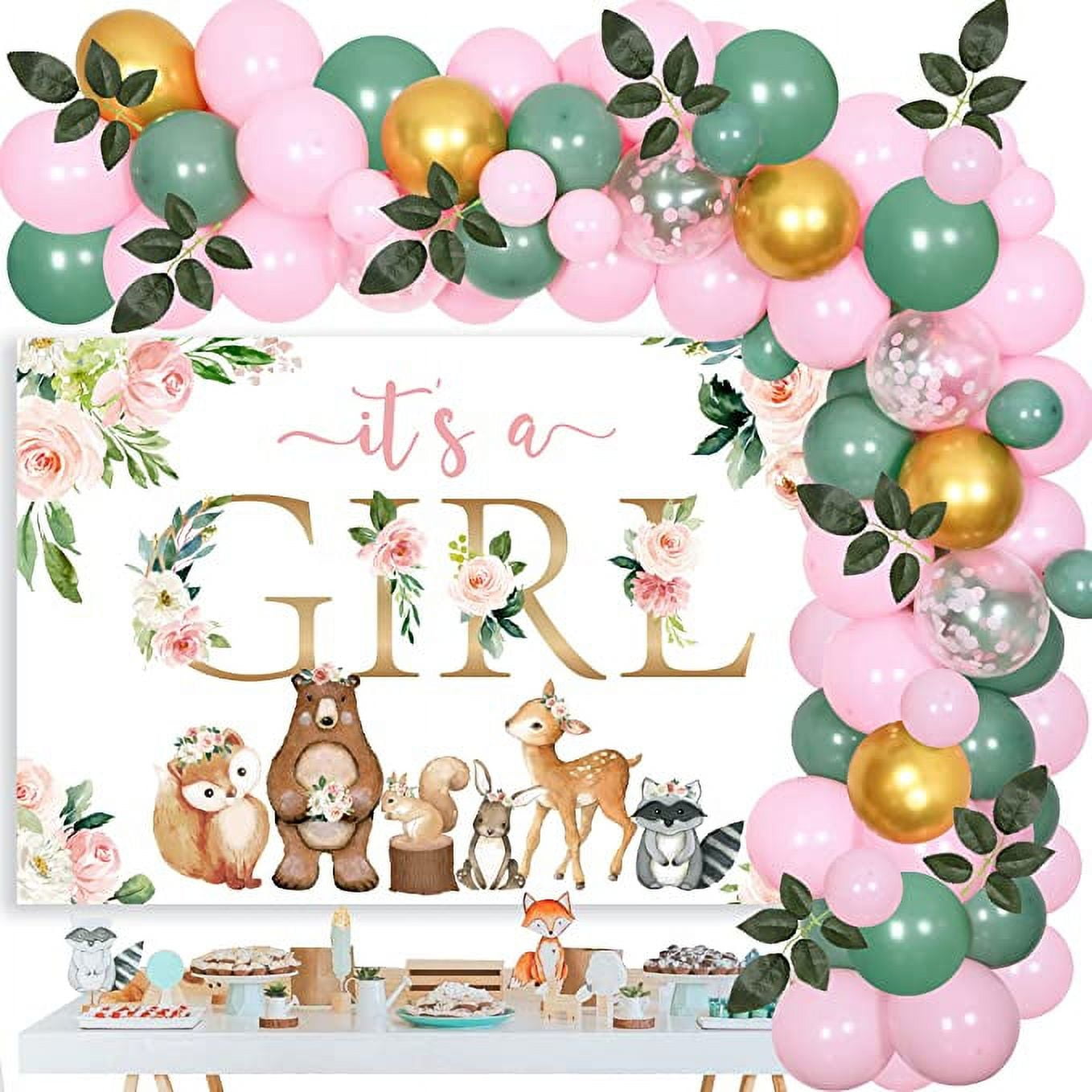 Woodland Baby Shower Decorations Girl