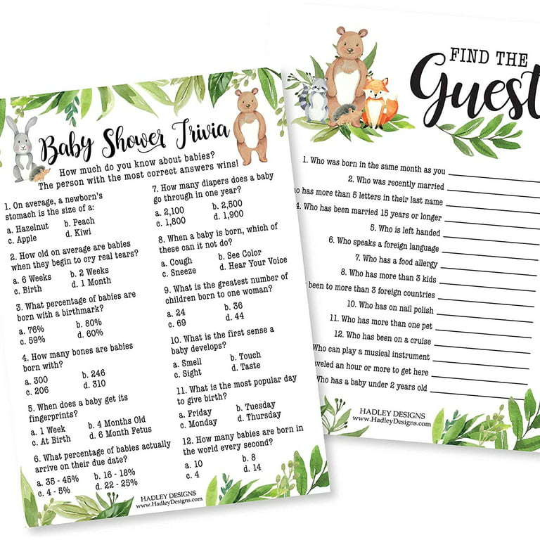Find the Babies Find the Baby Game Greenery Baby Shower Games Eucalyptus  Baby Shower Games Neutral Baby Shower Games Gender Neutral, EG 