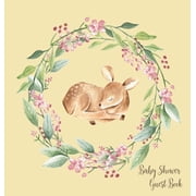 Woodland Baby Shower Guest Book Hardcover, Hardcover