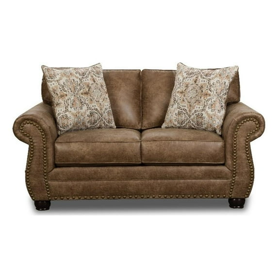 Woodland Brown Loveseat