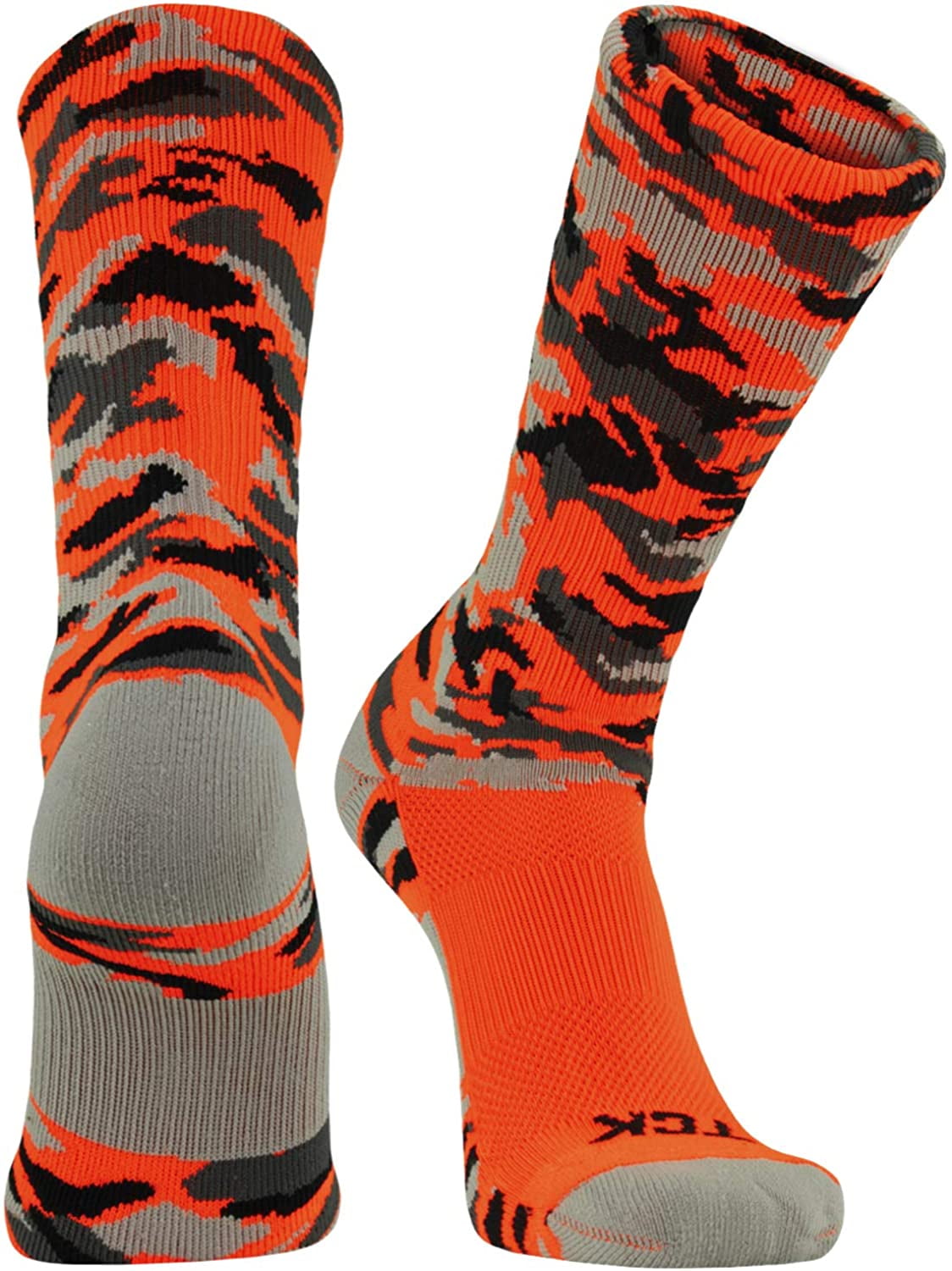 Pile camo crew socks