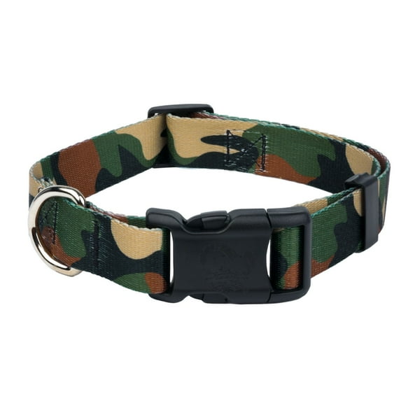 Woodland Camo Deluxe Dog Collar - Made in The U.S.A.