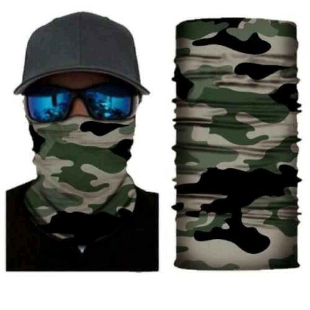 Woodland Camo Face Balaclava Scarf Neck Hunting Sun Gaiter Headwear Mask - image 1 of 7
