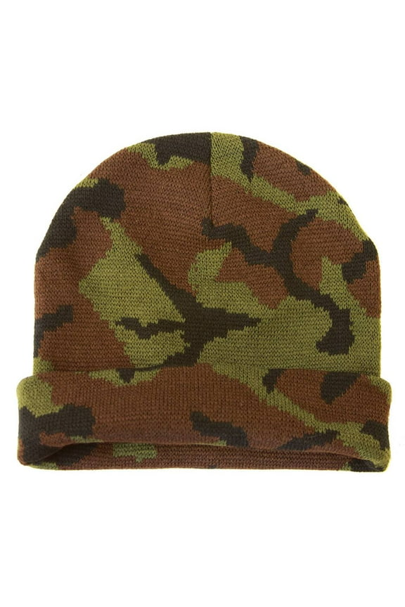 Woodland Camo Long Beanie