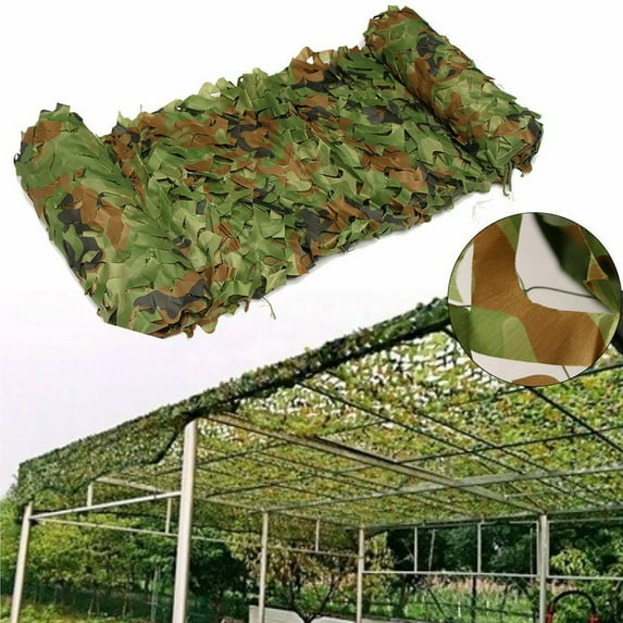 Woodland Camouflage Netting Outdoor Jungle Mesh Shade Cover Blind for Hunting Party Camping Decoration Military Style Sun Protection Privacy Screen Holiday Gift Ideas & Budget Picks