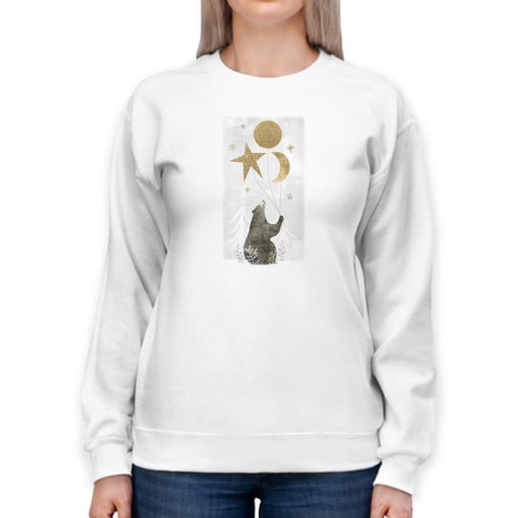 Woodland Celebration Sweatshirt Women -Victoria Borges Designs, Female XX-Large