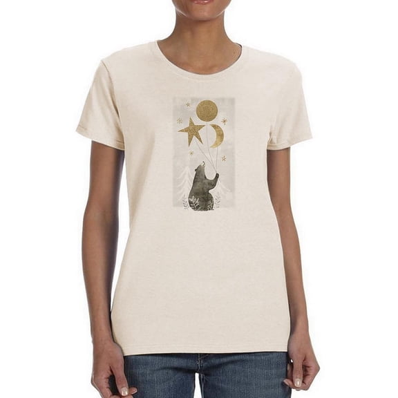Woodland Celebration T-Shirt Women -Victoria Borges Designs, Female Small