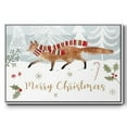 thumbnail image 1 of Woodland Christmas Collection A - Framed Gallery Wrapped Holiday Canvas - 25 x 37 - White Frame, 1 of 9