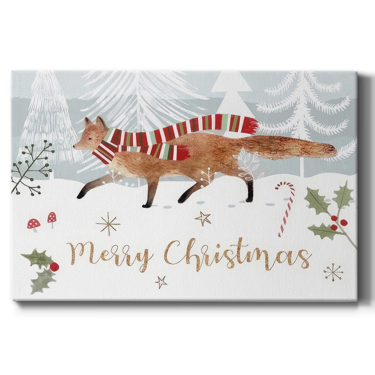 Woodland Christmas Collection A- Gallery Wrapped Canvas