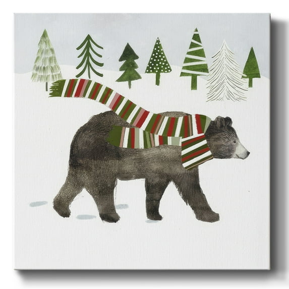 Woodland Christmas I- Gallery Wrapped Canvas