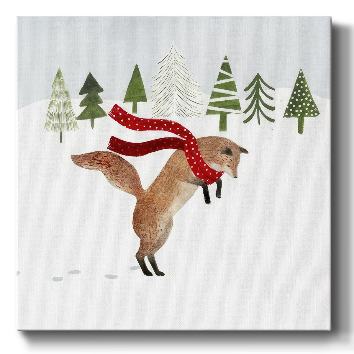 Woodland Christmas III- Gallery Wrapped Canvas