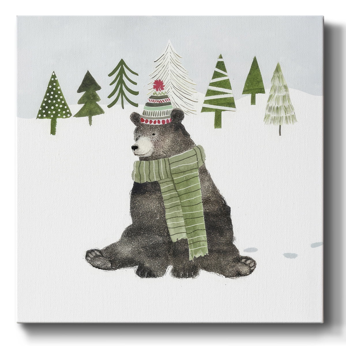 Woodland Christmas IV- Gallery Wrapped Canvas