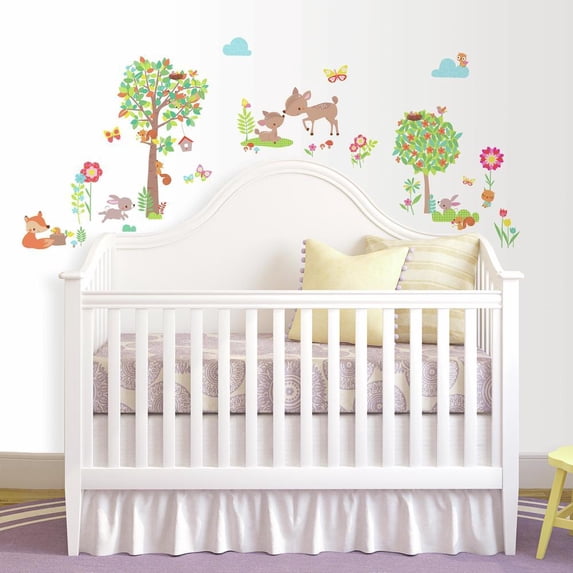 Woodland Creatures Peel and Stick Wall Decals