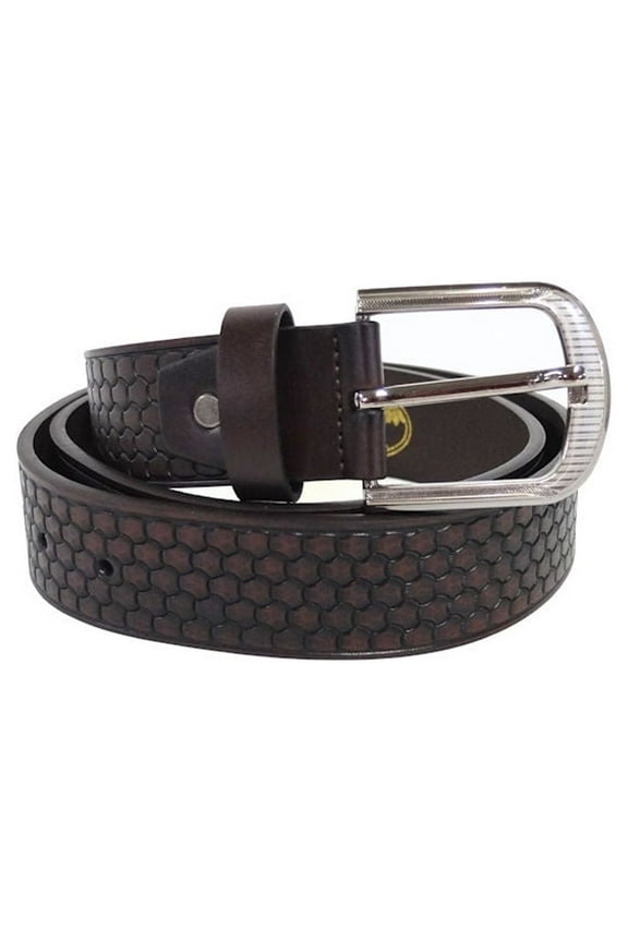 Men's Fish Detail Brown Belt Size - 36"