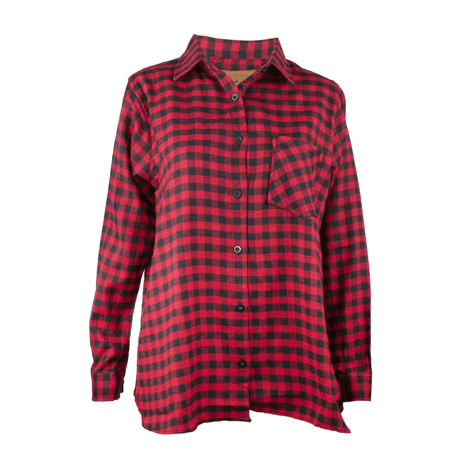 Men's Flannel Shirt in Red Buffalo Check - Thursday