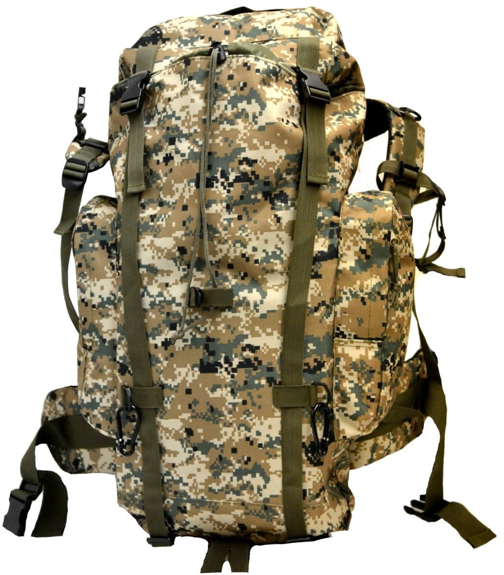 Woodland Digital N Large Tactical Day Pack Backpack Rucksack Military Camping Hiking Quality