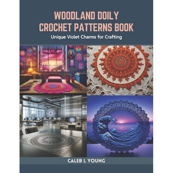 Woodland Doily Crochet Patterns Book: Unique Violet Charms for Crafting (Paperback)