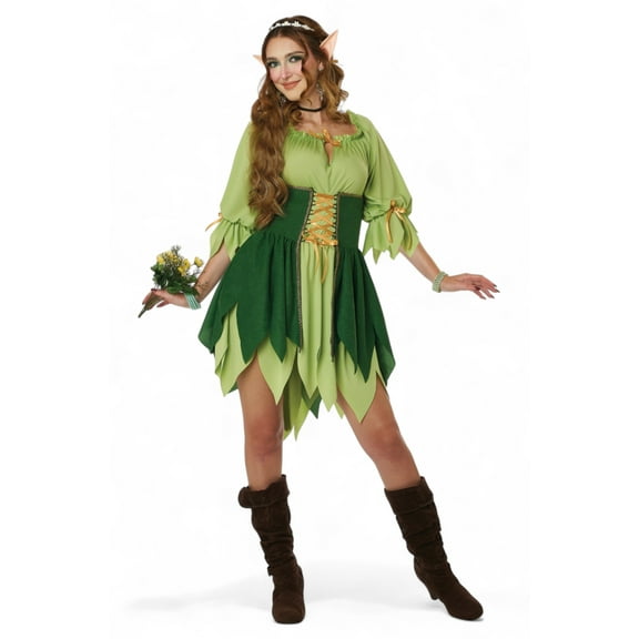 Women's Woodland Elf Costume Dress