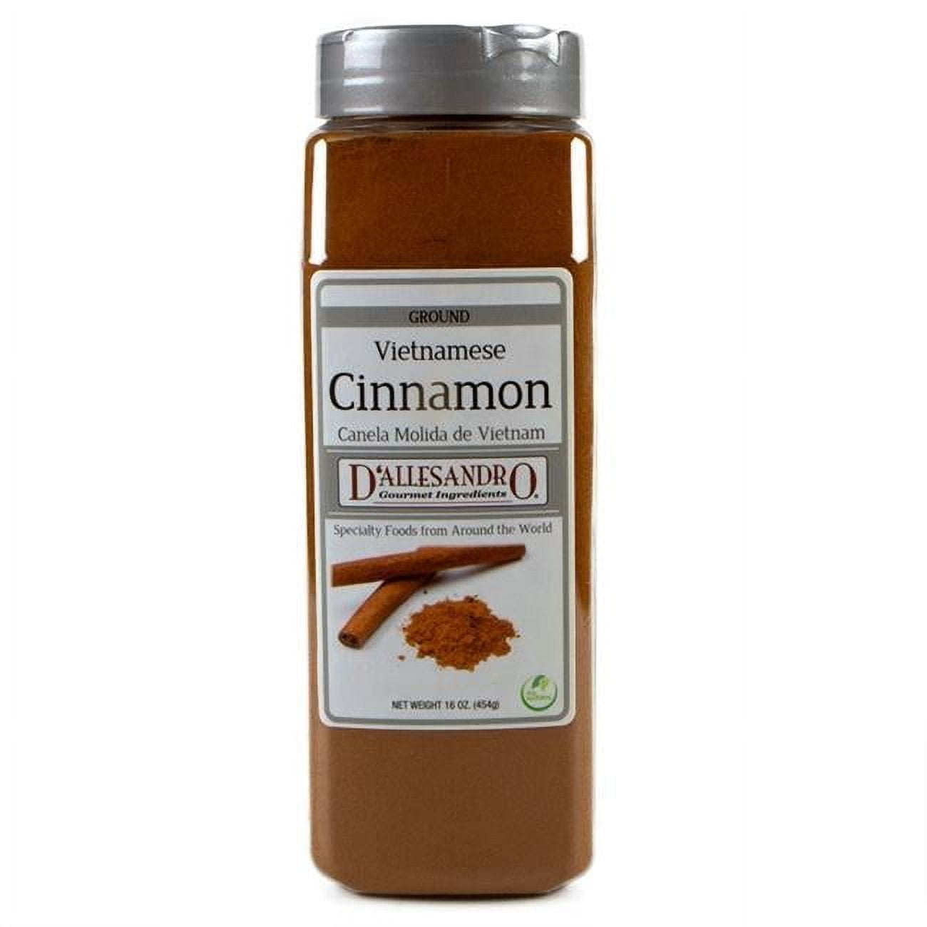 Woodland Foods 299489 Vietnamese Ground Cinnamon, 16 Ounce Jar