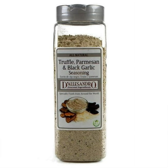 Woodland Foods 576726 Truffle, Parmesan & Black Garlic Seasoning, 18 Ounce Jar
