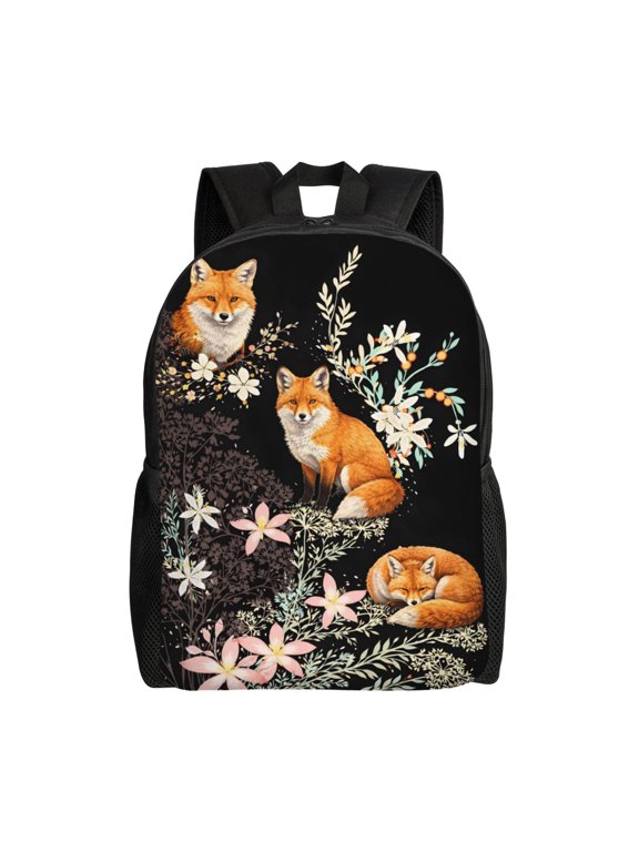 Woodland Fox Backpack Large Capacity Laptop Bag for Men and Women