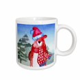 thumbnail image 1 of 3drose, Woodland Friends-cute Bear in the Winter Mountains, 15oz Mug, 1 of 6