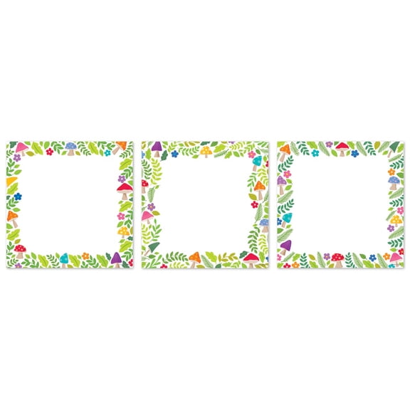 Woodland Friends Mushroom Medley Cards 6" Designer Cut-Outs