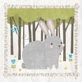 thumbnail image 1 of Woodland Hideaway Bunny Poster Print by Moira Hershey, 1 of 2