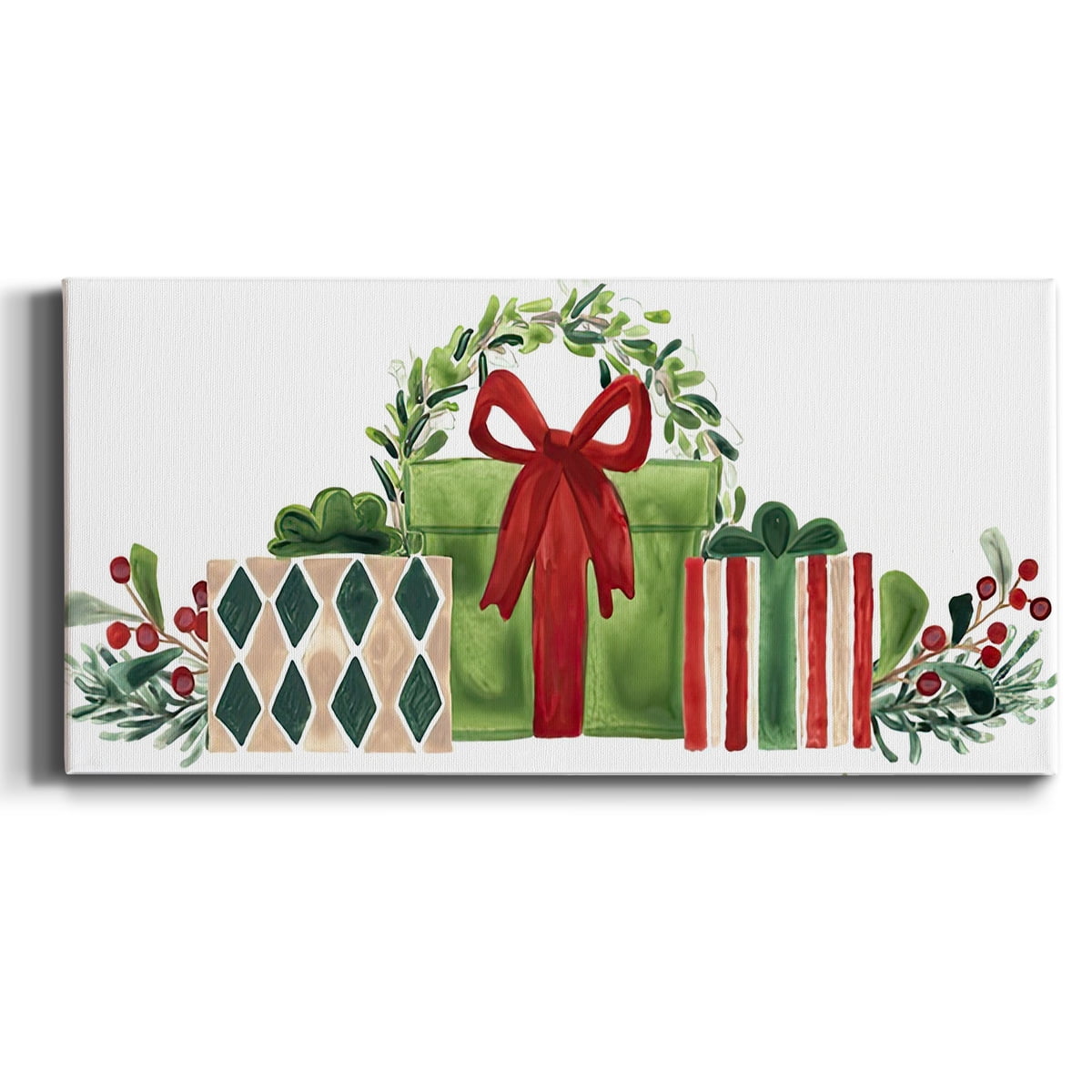 Woodland Holiday Collection D- Gallery Wrapped Canvas