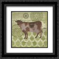 thumbnail image 1 of Woodland Ikat II 2x Matted 20x20 Black Ornate Framed Art Print by Brent, Paul, 1 of 2