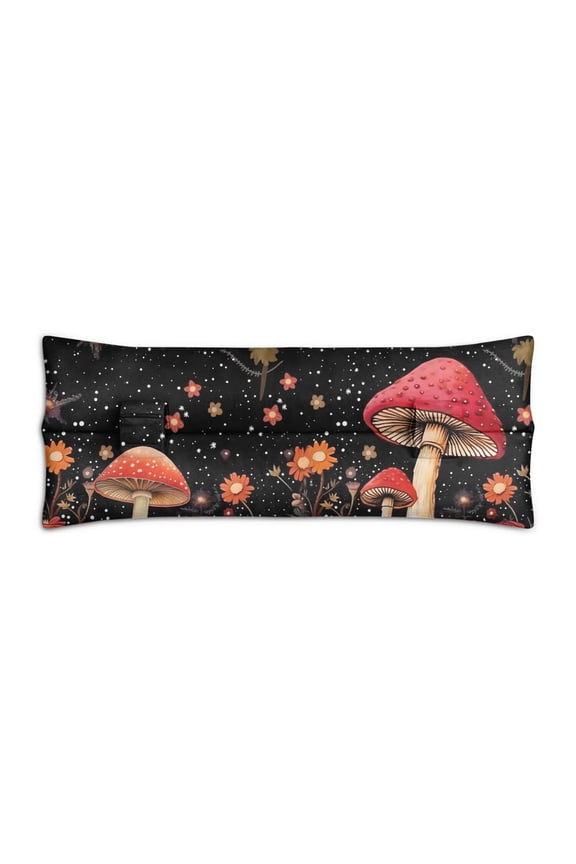 Woodland Kawaii Mushroom Car Seatbelt Cushion - Mastectomy Breast Cancer Heart Surgery Recovery Pillow (Dark Academia Fungi)