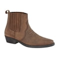 thumbnail image 1 of Woodland Mens Distressed Leather Gusset Western Ankle Boots, 1 of 2