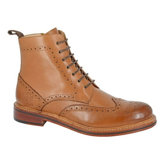 Woodland Mens Leather Ankle Boots