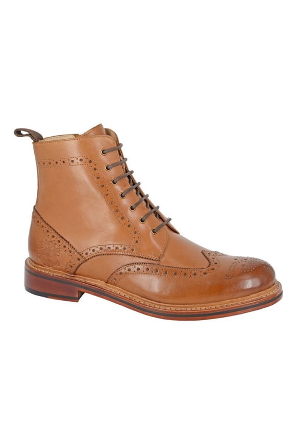 Mens Leather Ankle Boots