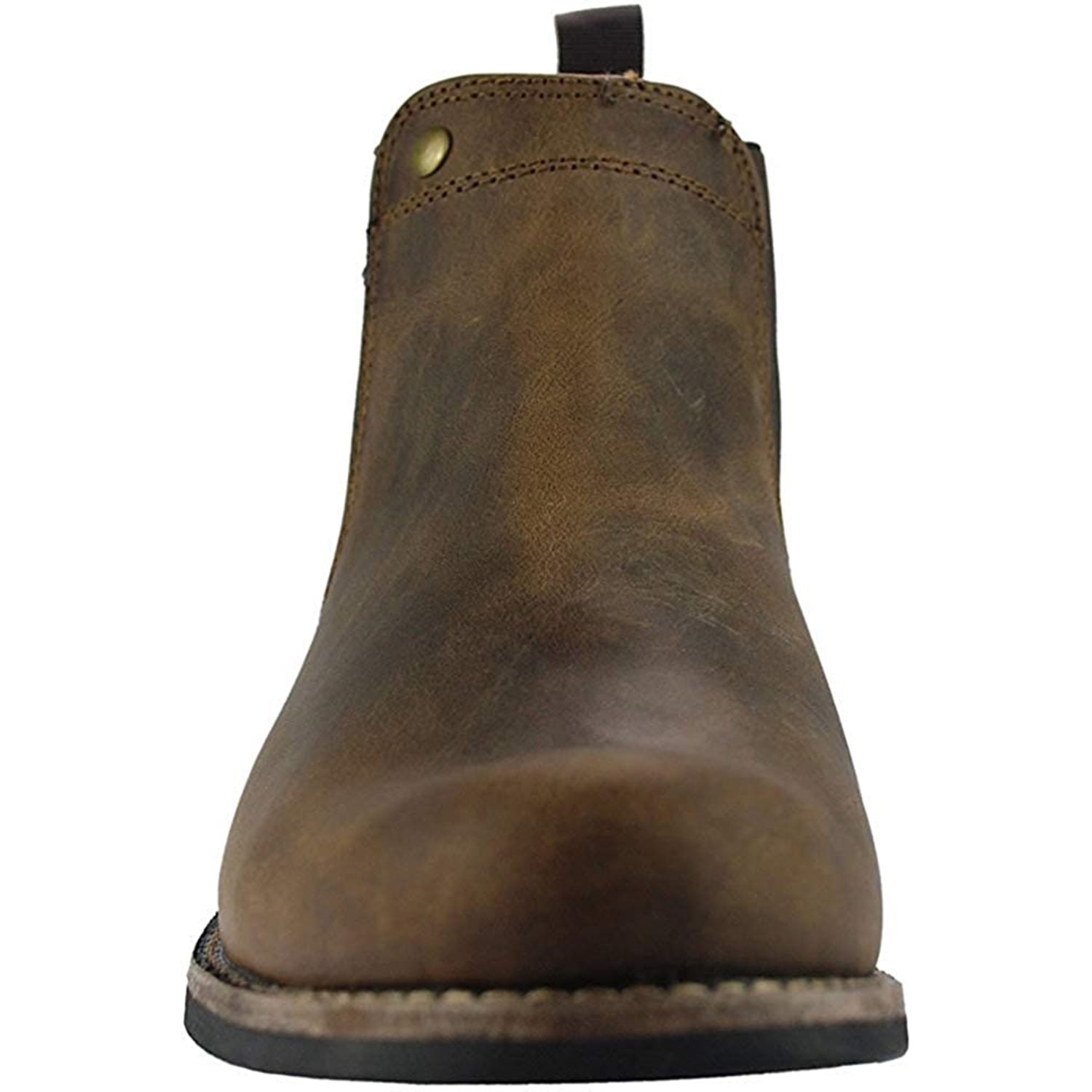 Woodland Mens Leather Dealer/Chelsea Boot, Gusset Design, Textile