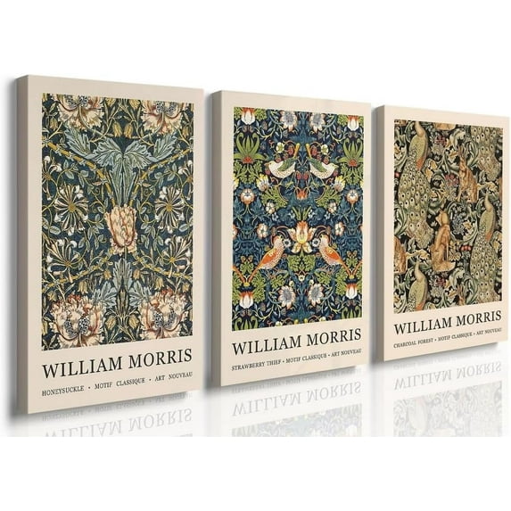 Woodland Nursery Wall Art Wild Animals Forest Wall Decor Prints Adventure Theme Canvas Posters Brown Rabbit Bear Hedgehog Pictures Paintings for Boys Room Girls Room (only canvas)