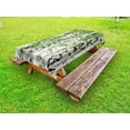 thumbnail image 1 of Woodland Outdoor Tablecloth, Birch Trees in the Forest Summertime Wildlife Nature Outdoors Themed Picture, Decorative Washable Fabric Picnic Tablecloth, 58 X 120 Inches, White Green, by Ambesonne, 1 of 2
