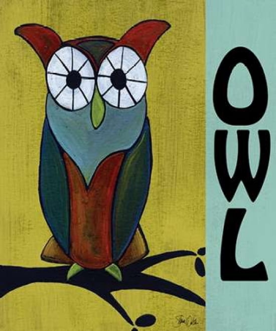 Woodland Owl Print Canvas Art - Shanni Welsh (20 x 24)